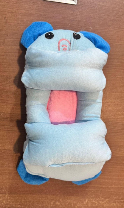 Baby Shaping Head Support Pillow   Product Name: Baby Shaping Head Support Pillow  Package Contains: It Has 1 Piece  Material: Fabric  Color: Random Color  LBH - 21*6*31  Weight = 1 KG